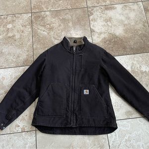 Carhartt Canvas Jacket- Sherpa Lined